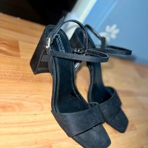 Dominique Black Women's Heels